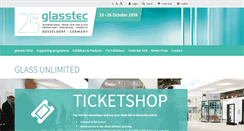 Desktop Screenshot of glasstec-online.com